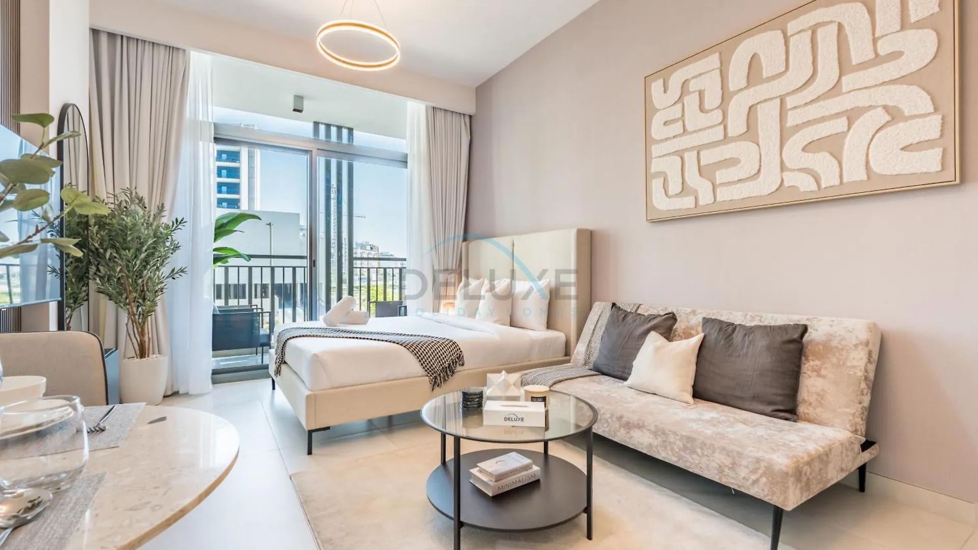 Near Dubai Miracle Garden Studio With Community Views Balcony, Legacy By Sunrise, Arjan